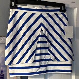 Zara Trafaluc small cotton blend skirt with front flap. NWT!!